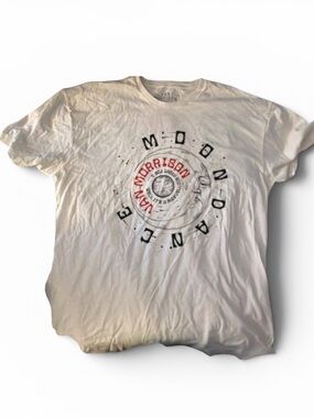 Van Morrison White Graphic Concert Tee Moondance
